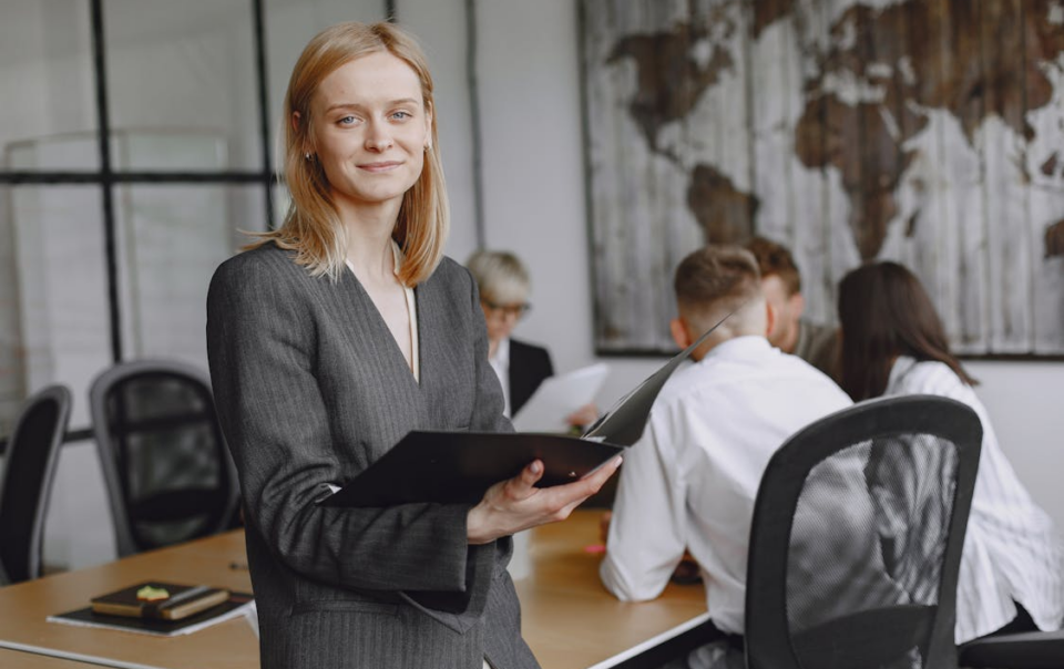 woman business broker